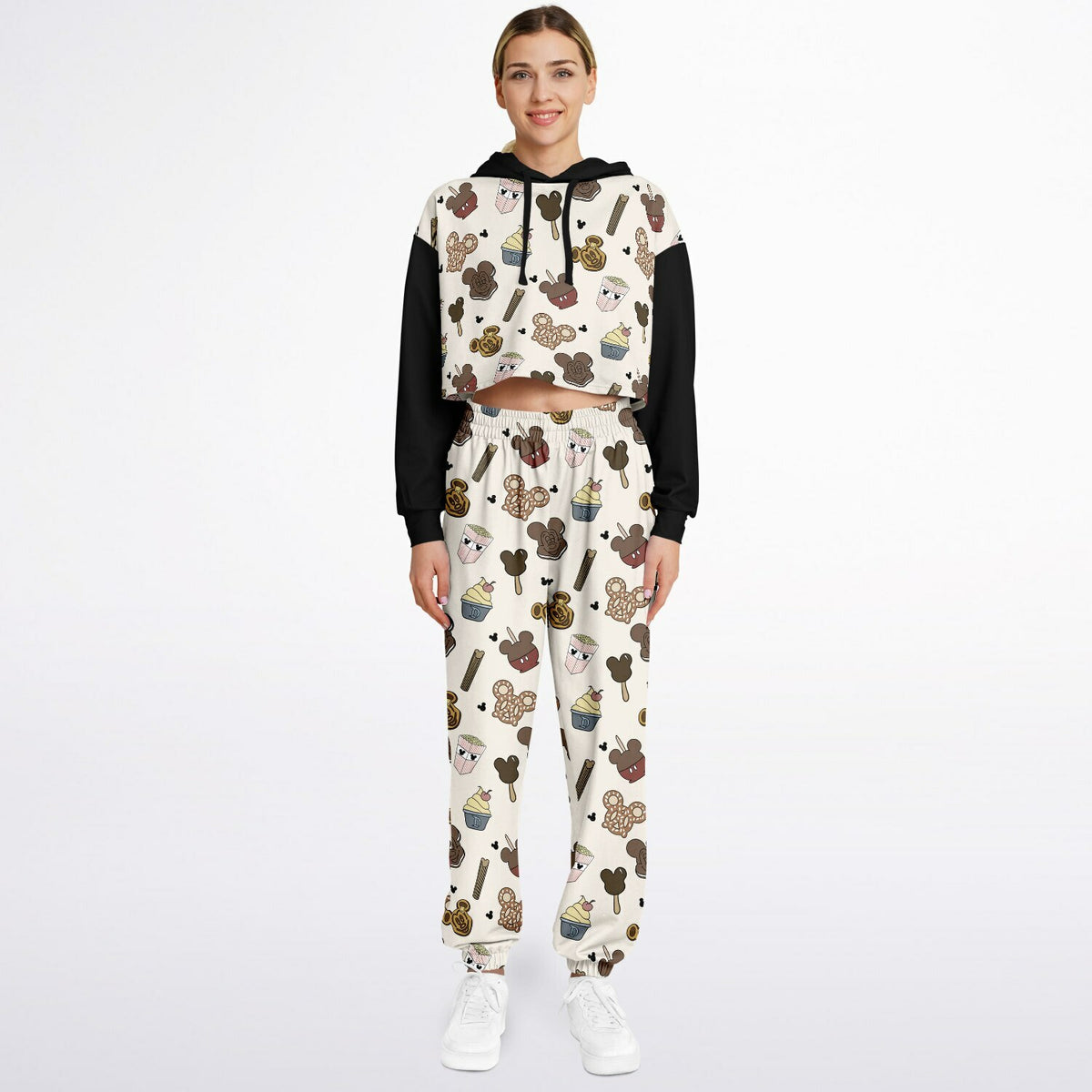 Snacks Cropped Hoodie & Sweatpants