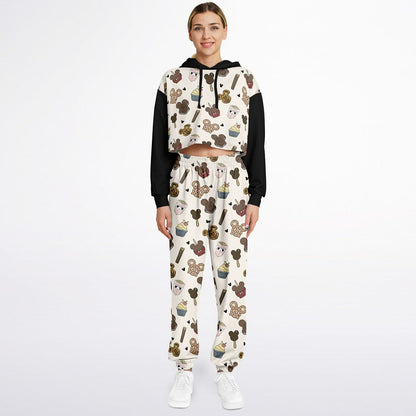 Snacks Cropped Hoodie & Sweatpants