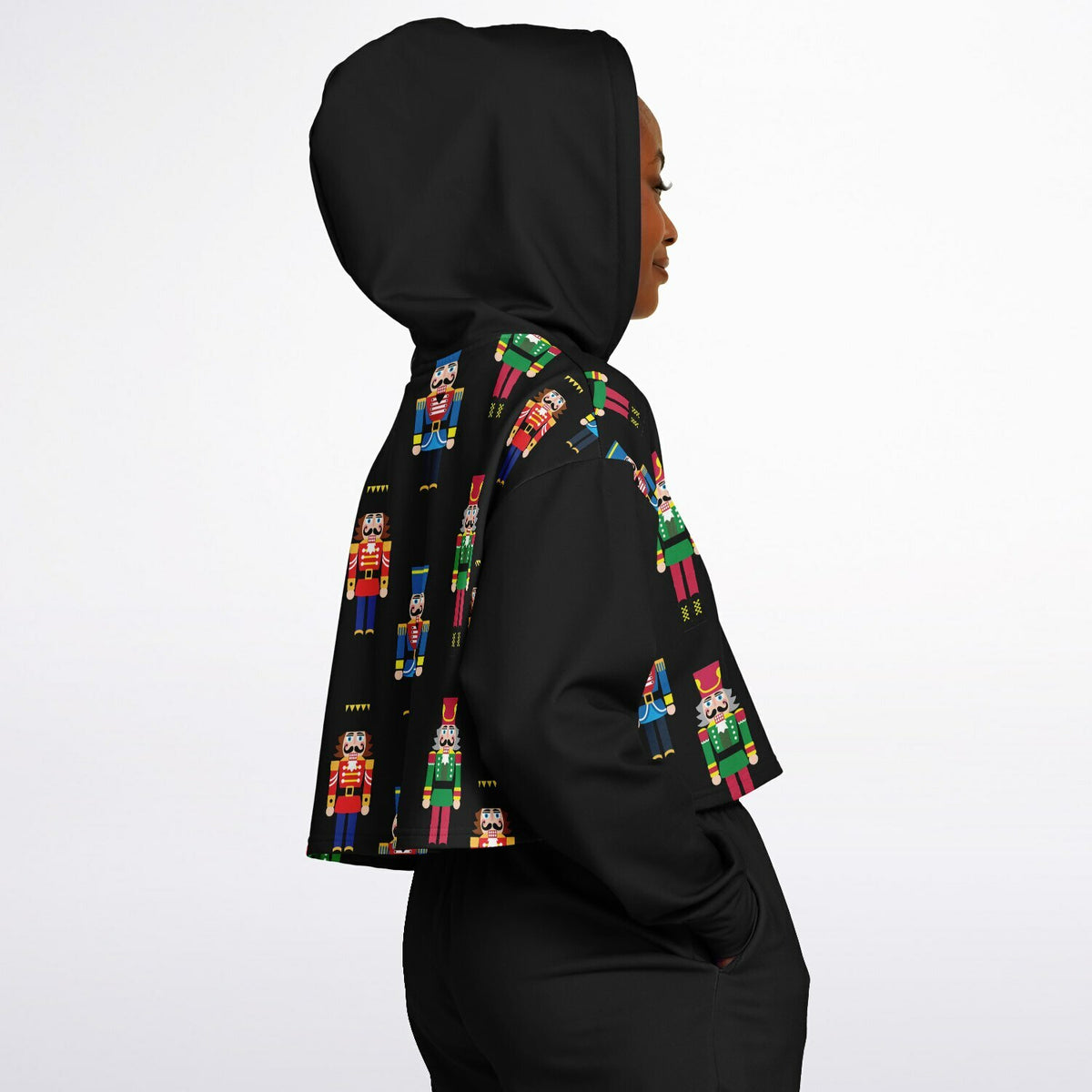 Nutcracker Cropped Hoodie