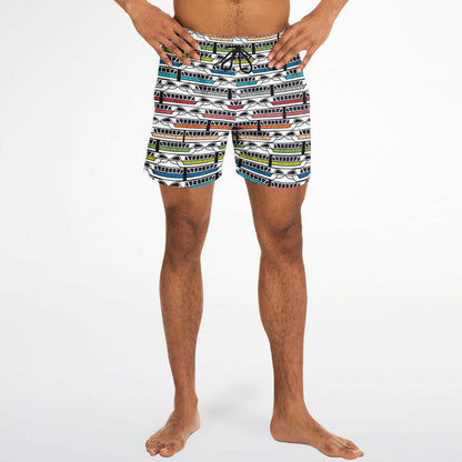 Monorail Collection Men's Swim Trunks