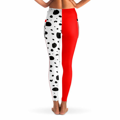 Dalmation Mesh Pocket Leggings