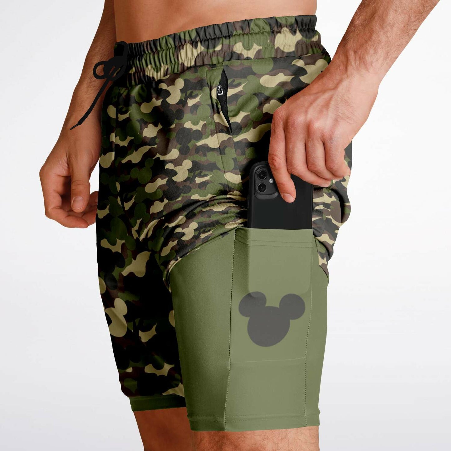 Camo Collection Men's Double Layer Shorts