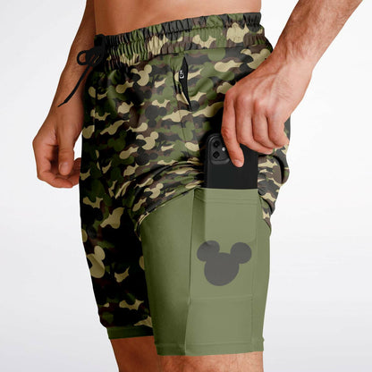 Camo Collection Men's Double Layer Shorts