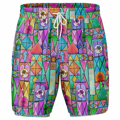 After All Men's Double Layer Pocket Shorts