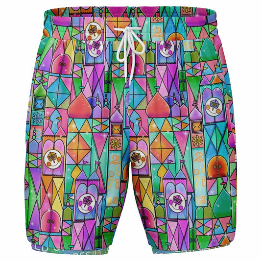 After All Men's Double Layer Pocket Shorts