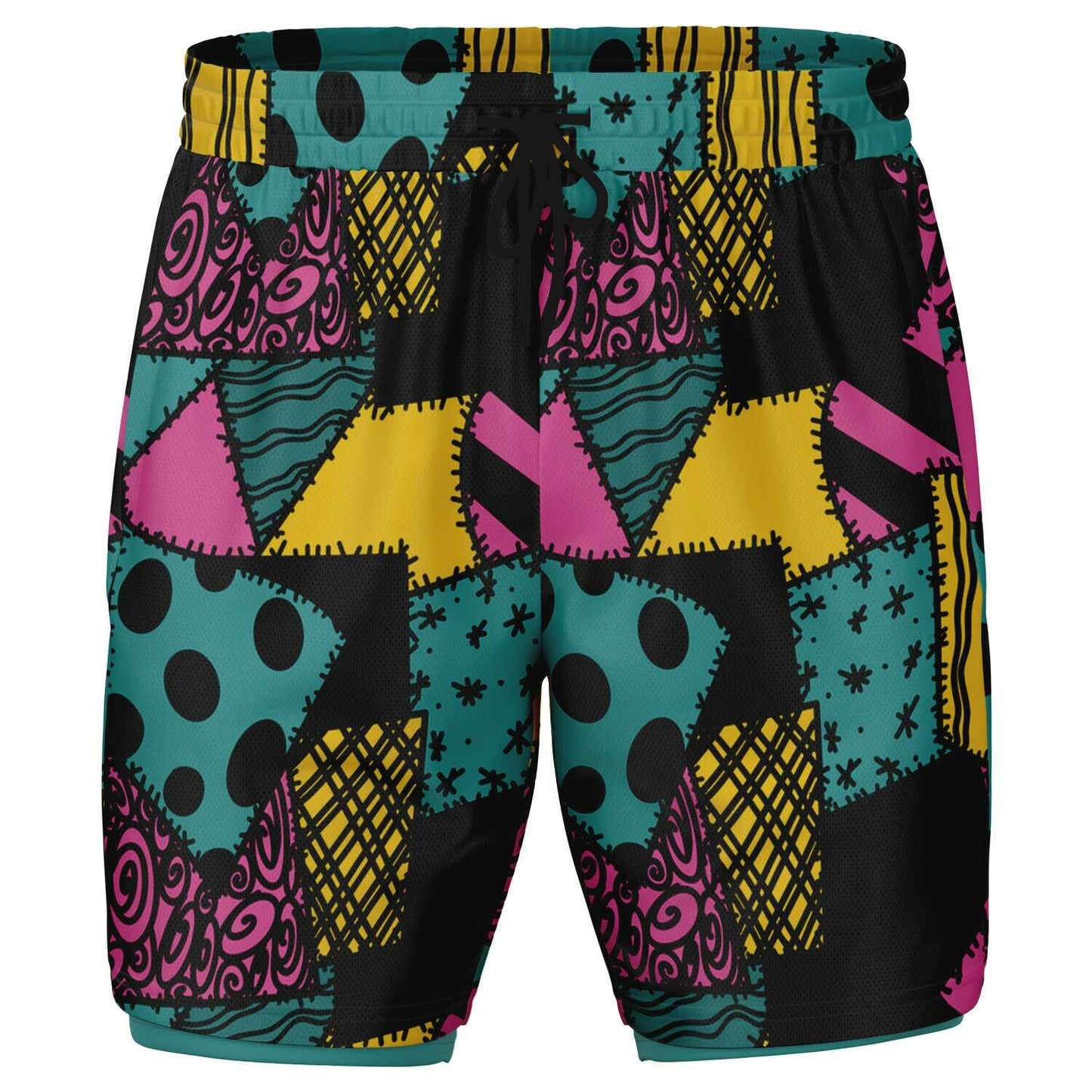 Nightmare Collection Sally Men's Double Layer Pocket Shorts