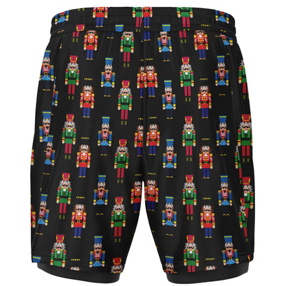 Nutcracker Men's Double Layer Pocket Shorts