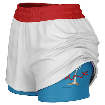 Forky Double Layer Pocket Shorts