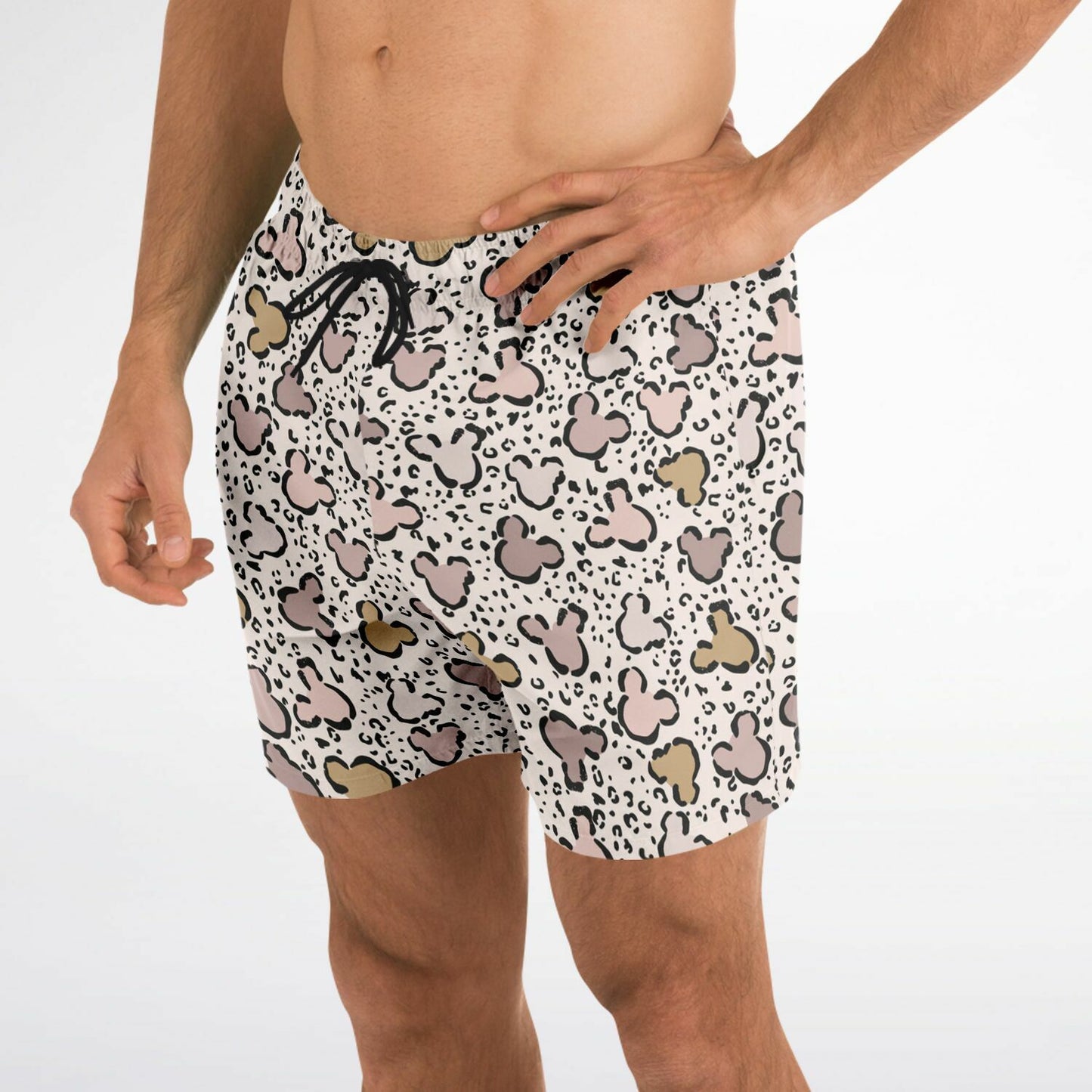 Men's Leopard Swim Trunks