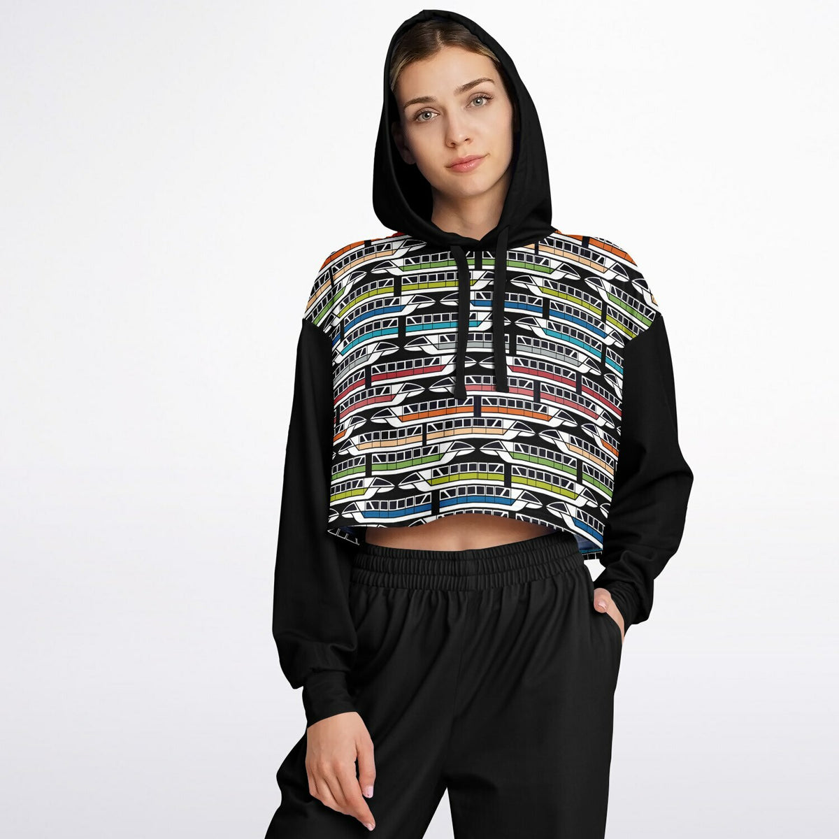 Monorail Cropped Hoodie