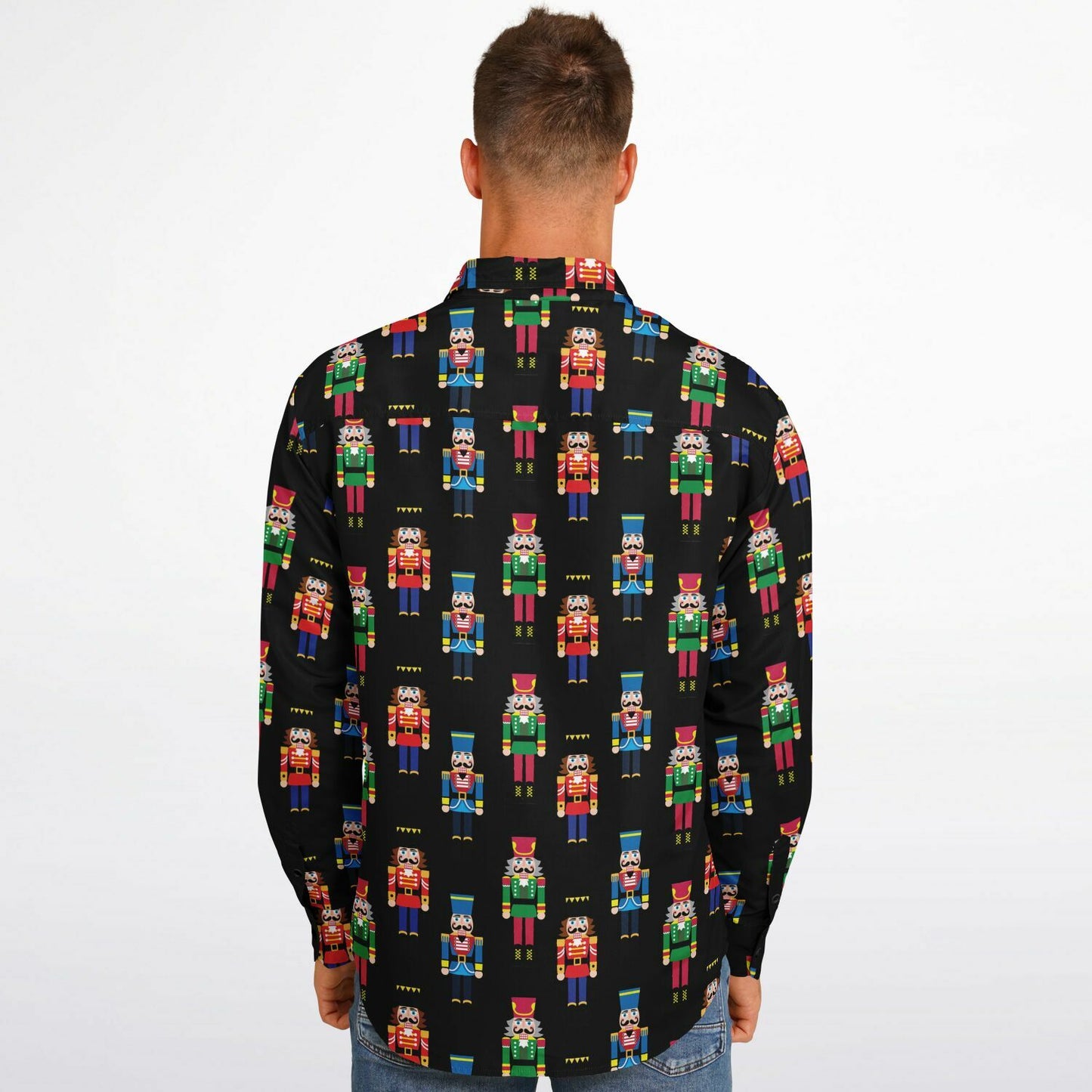 Nutcracker Long Sleeve Button Down Shirt