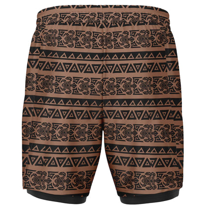 Tribal Men's Double Layer Shorts