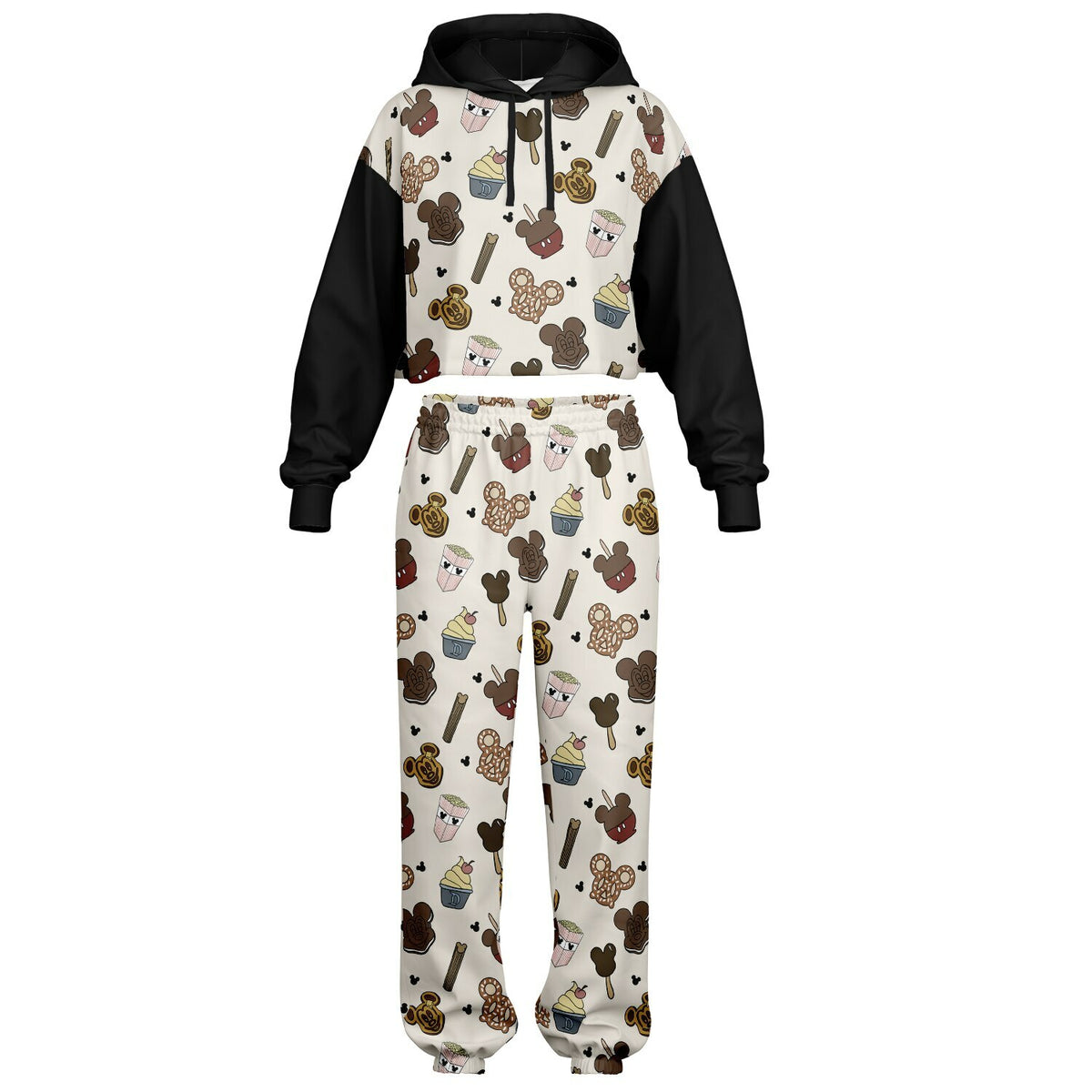 Snacks Cropped Hoodie & Sweatpants