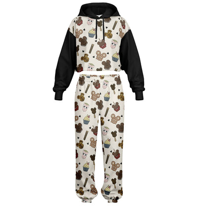 Snacks Cropped Hoodie & Sweatpants