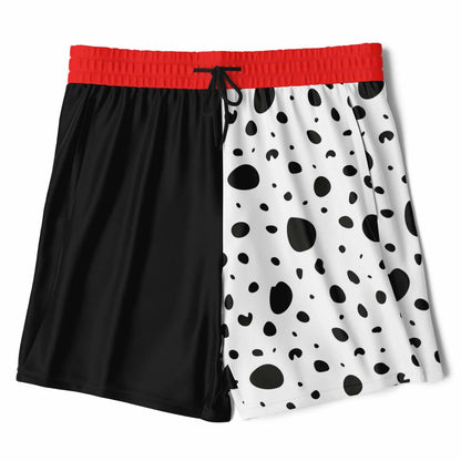 Dalmation Men's Double Layer Pocket Shorts