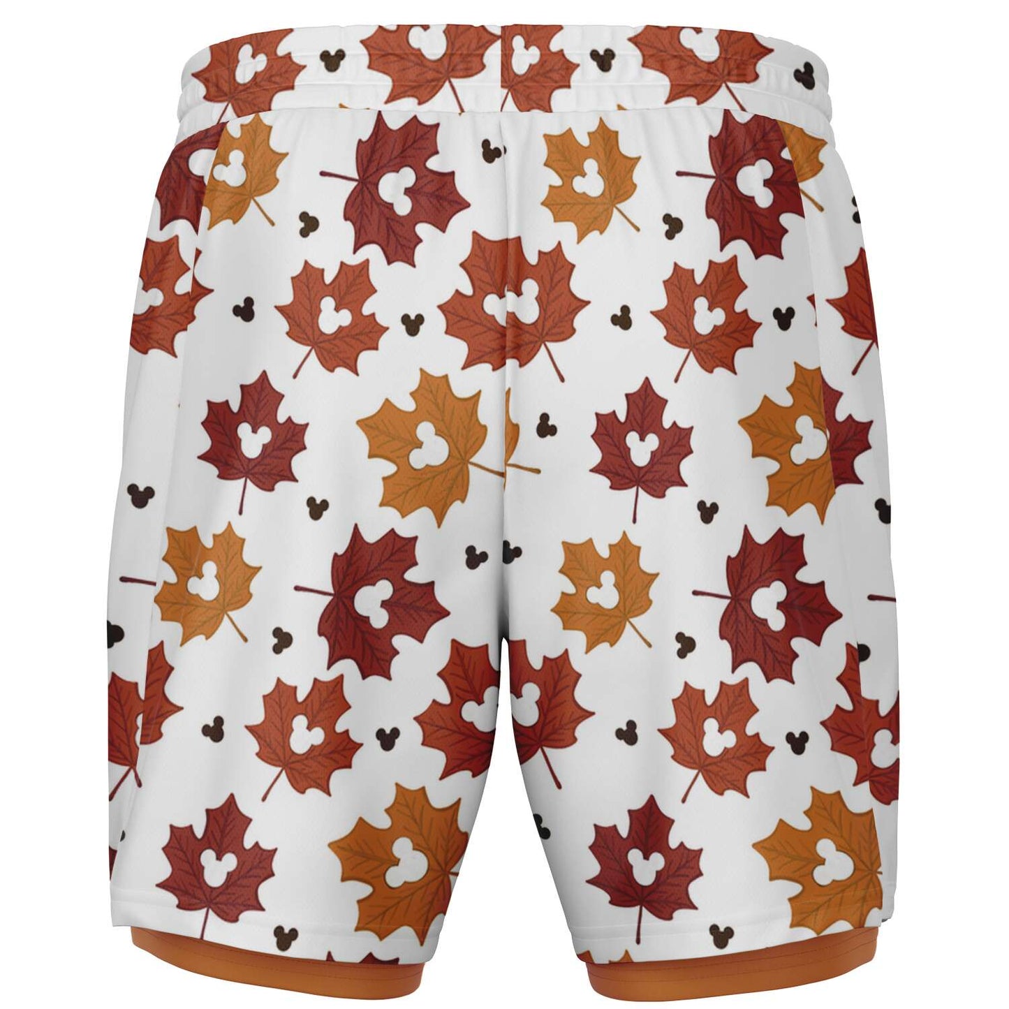 Leaf Collection Light Men's Double Layer Shorts