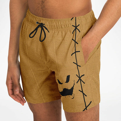 Nightmare Collection Brown BoogieMan Swim Trunks Men