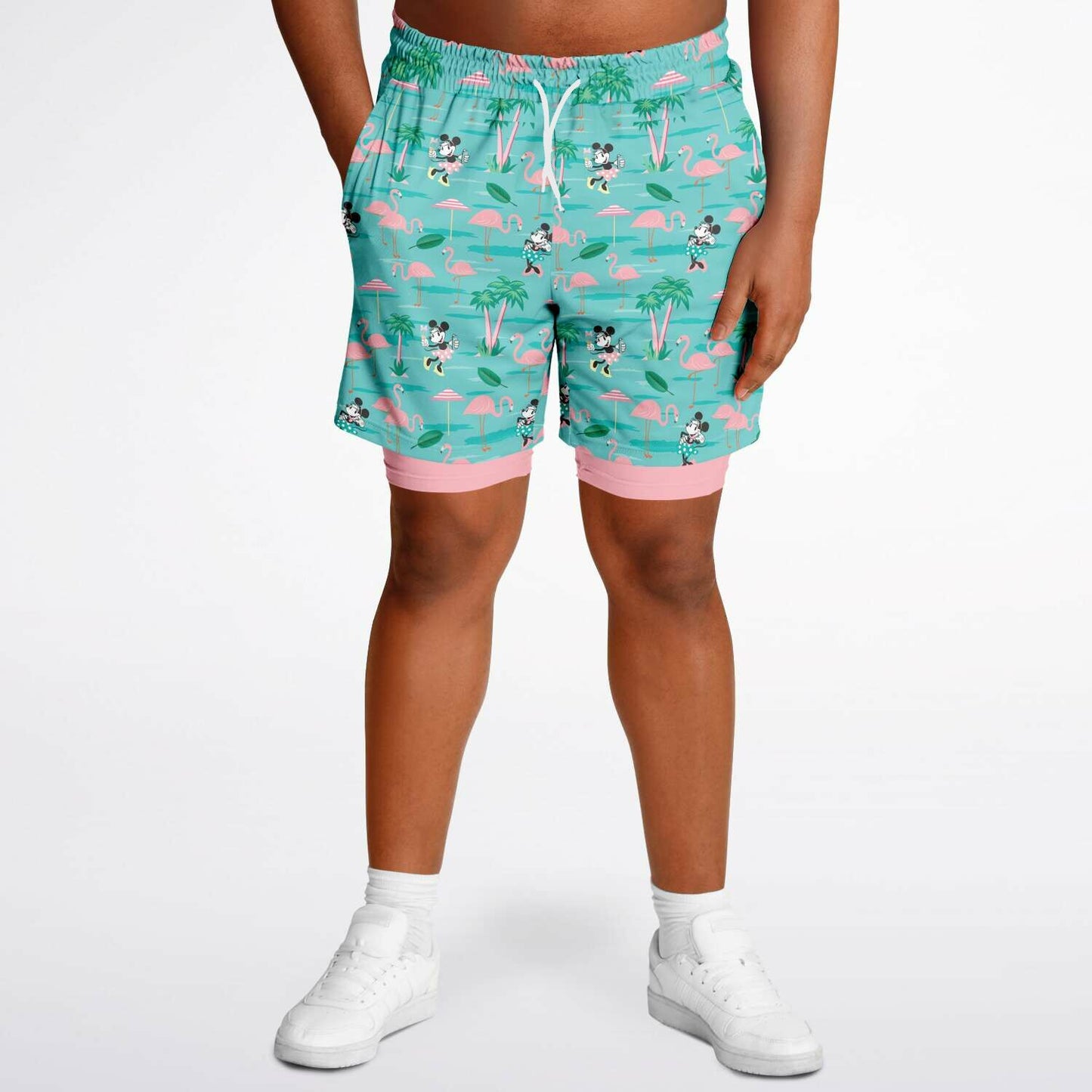 Flamingo Collection Men's Double Layer Pocket Shorts
