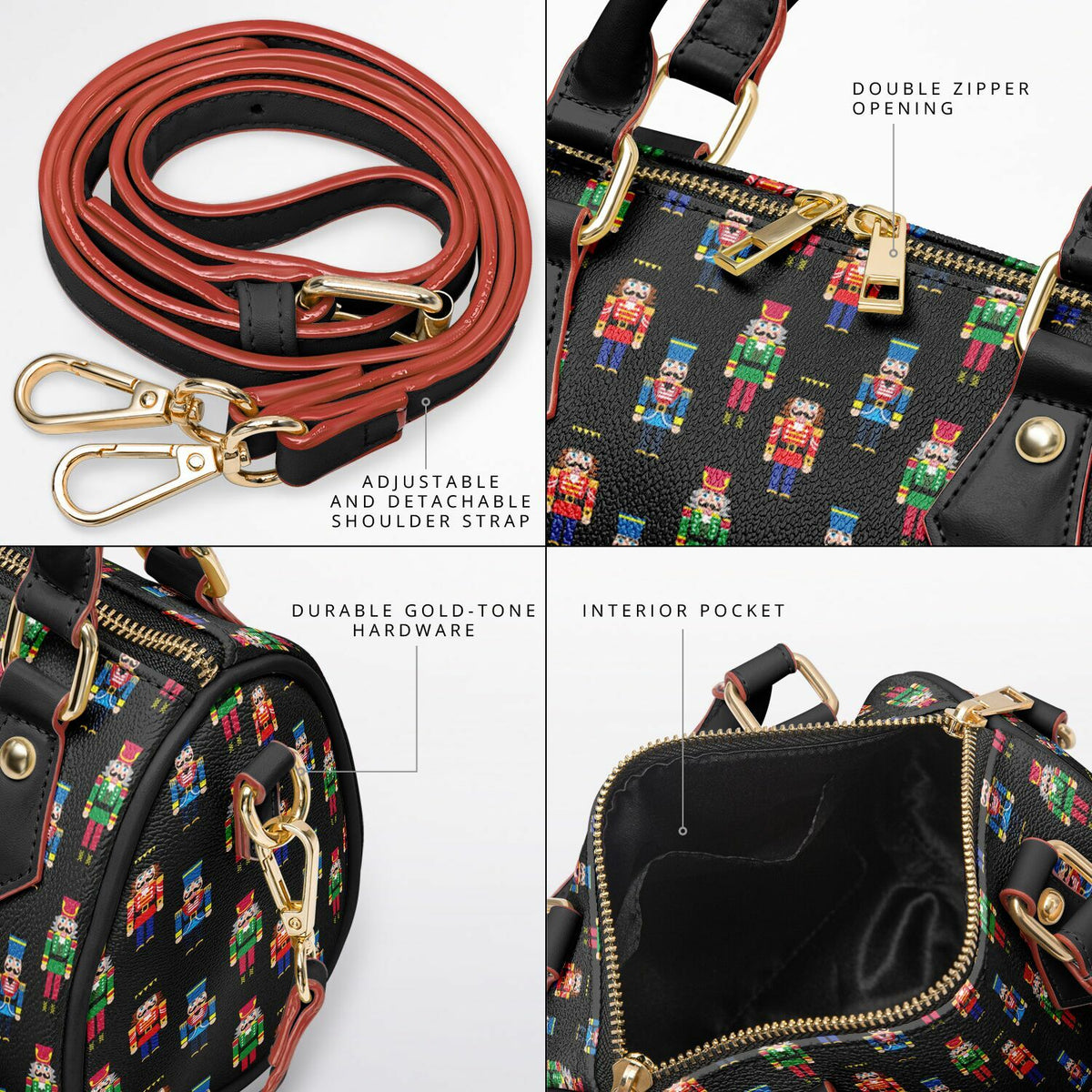 Nutcracker Crossbody Handbag