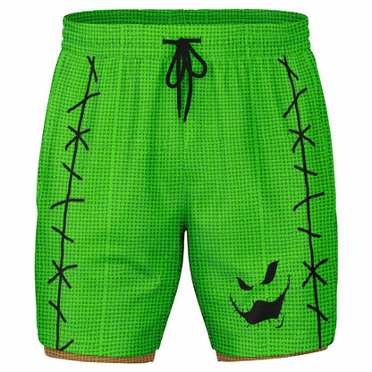Nightmare Collection BoogieMan Men's Double Layer Pocket Shorts