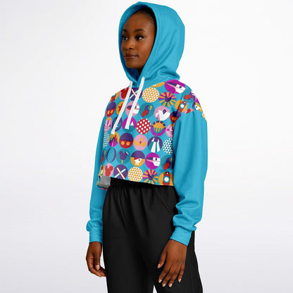 Park Cups Cropped Hoodie