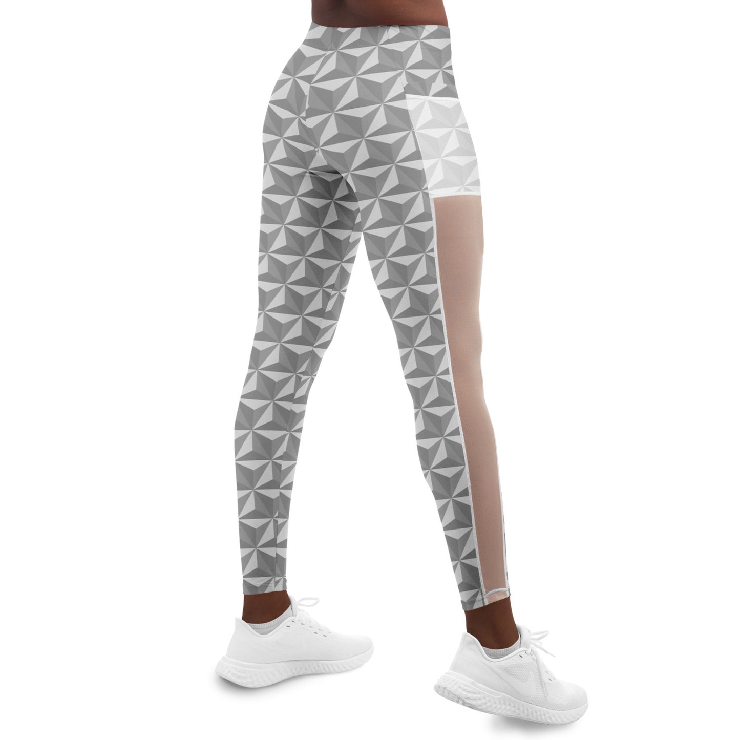 Spaceship Earth Mesh Pocket Leggings