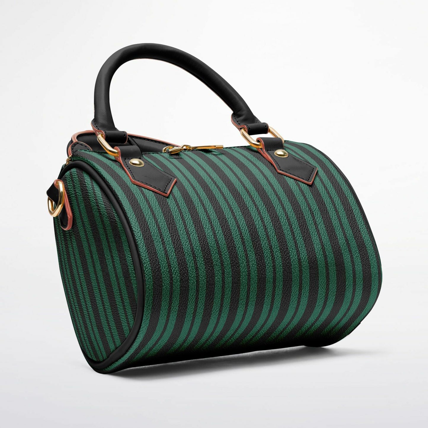 Green Haunted Wallpaper Crossbody Handbag