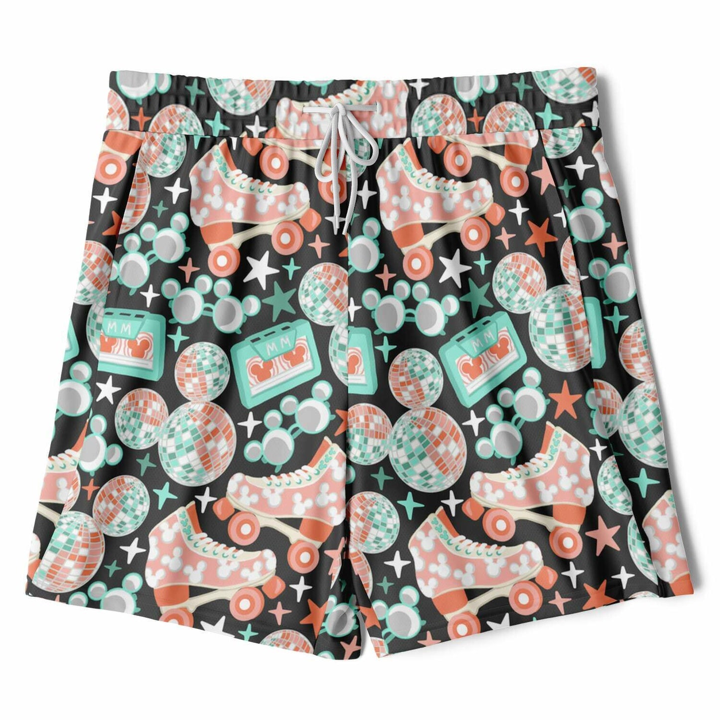 Disco Collection Dark Men's Double Layer Pocket Shorts