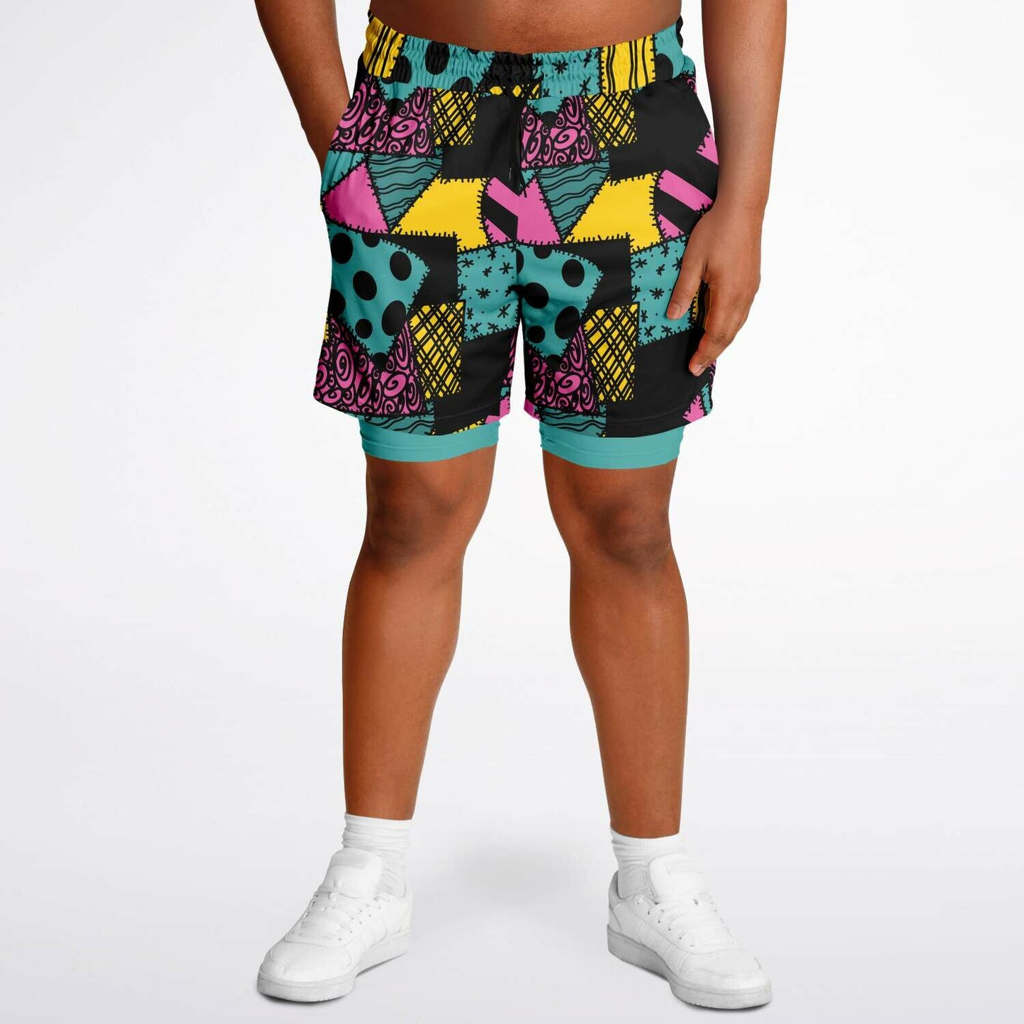 Nightmare Collection Sally Men's Double Layer Pocket Shorts