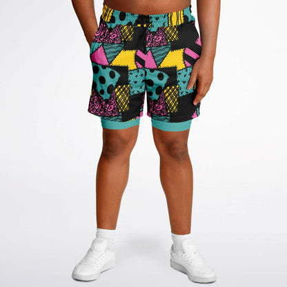 Nightmare Collection Sally Men's Double Layer Pocket Shorts