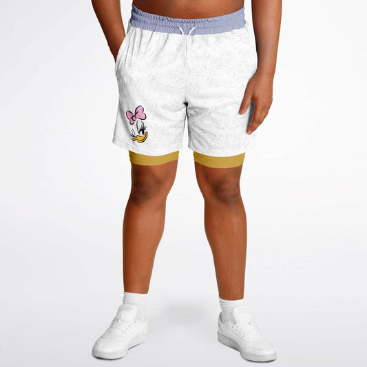 Girl Duck Men's Double Layer Pocket Shorts