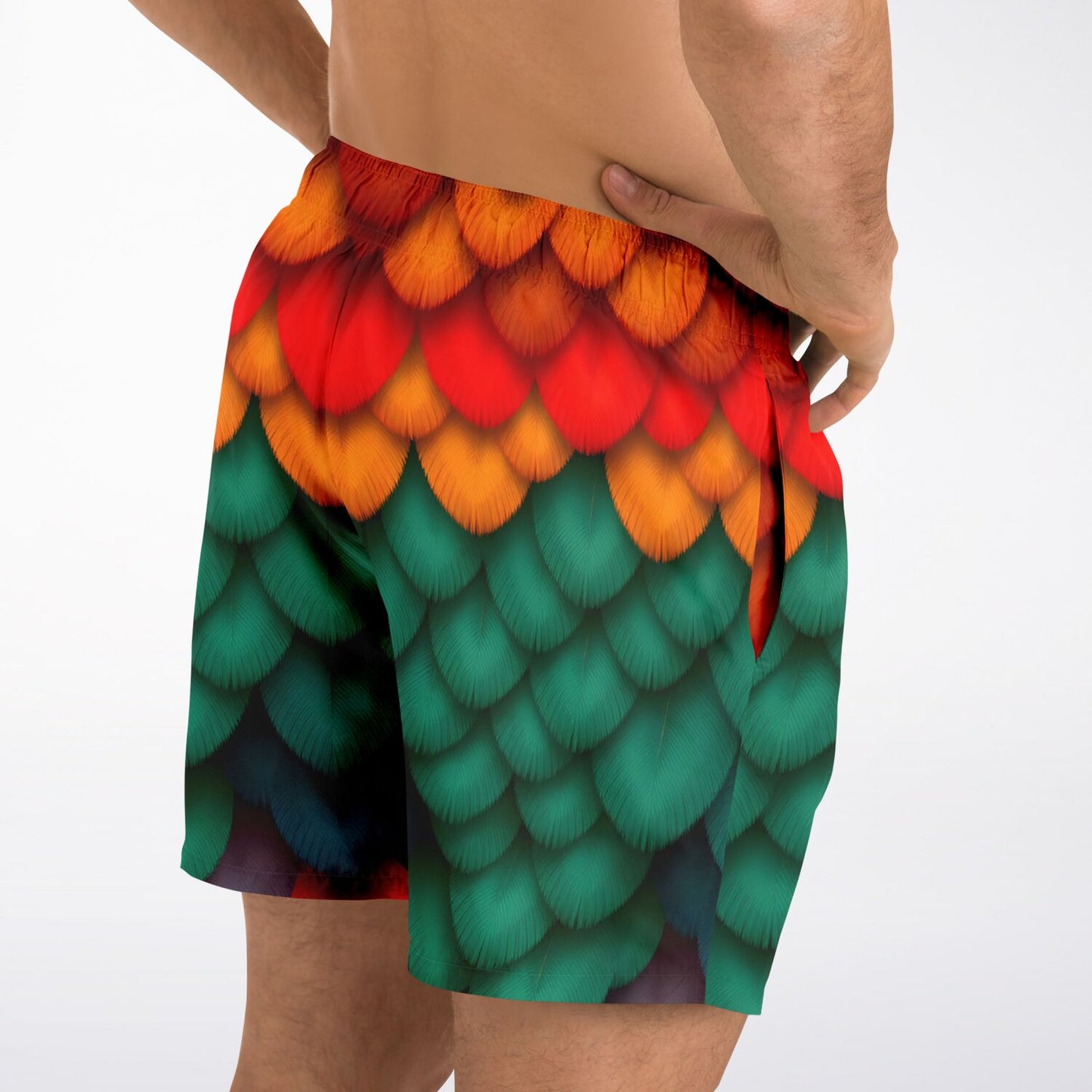 Crazy Bird Swim Trunks Men