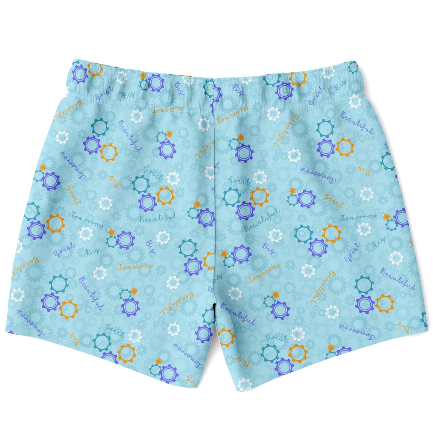 Carousel Collection Blue Men's Swim Trunks