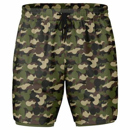 Camo Collection Men's Double Layer Shorts