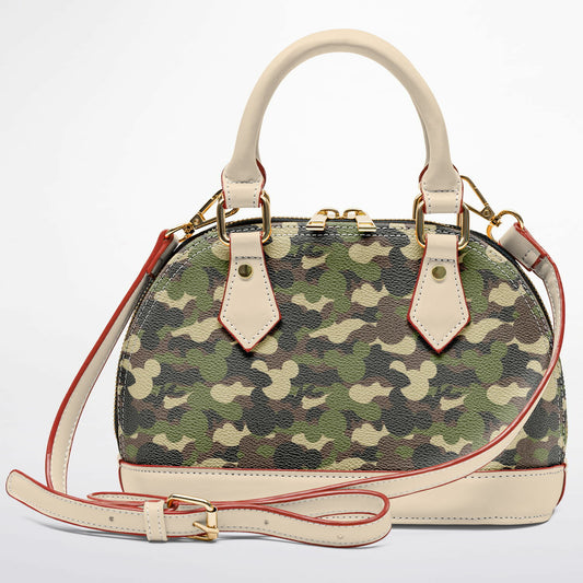 Camo Collection Dome Satchel Handbag