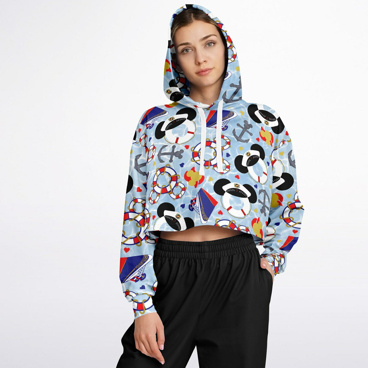 Cruise Collection Cropped Hoodie