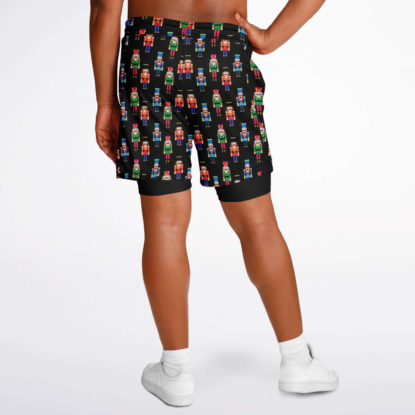 Nutcracker Men's Double Layer Pocket Shorts