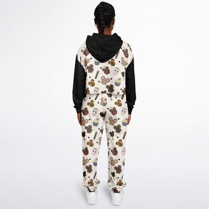 Snacks Cropped Hoodie & Sweatpants