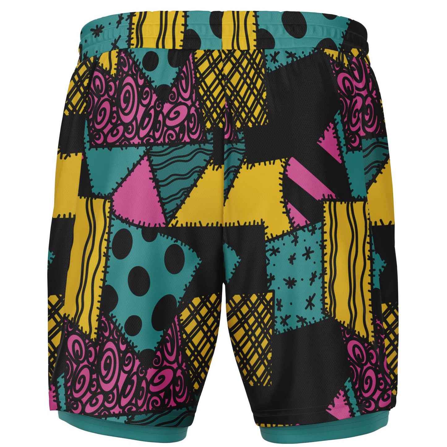 Nightmare Collection Sally Men's Double Layer Pocket Shorts