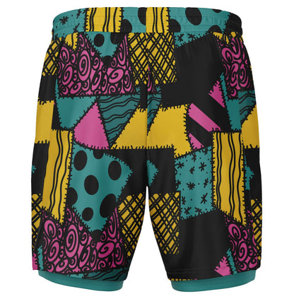 Nightmare Collection Sally Men's Double Layer Pocket Shorts
