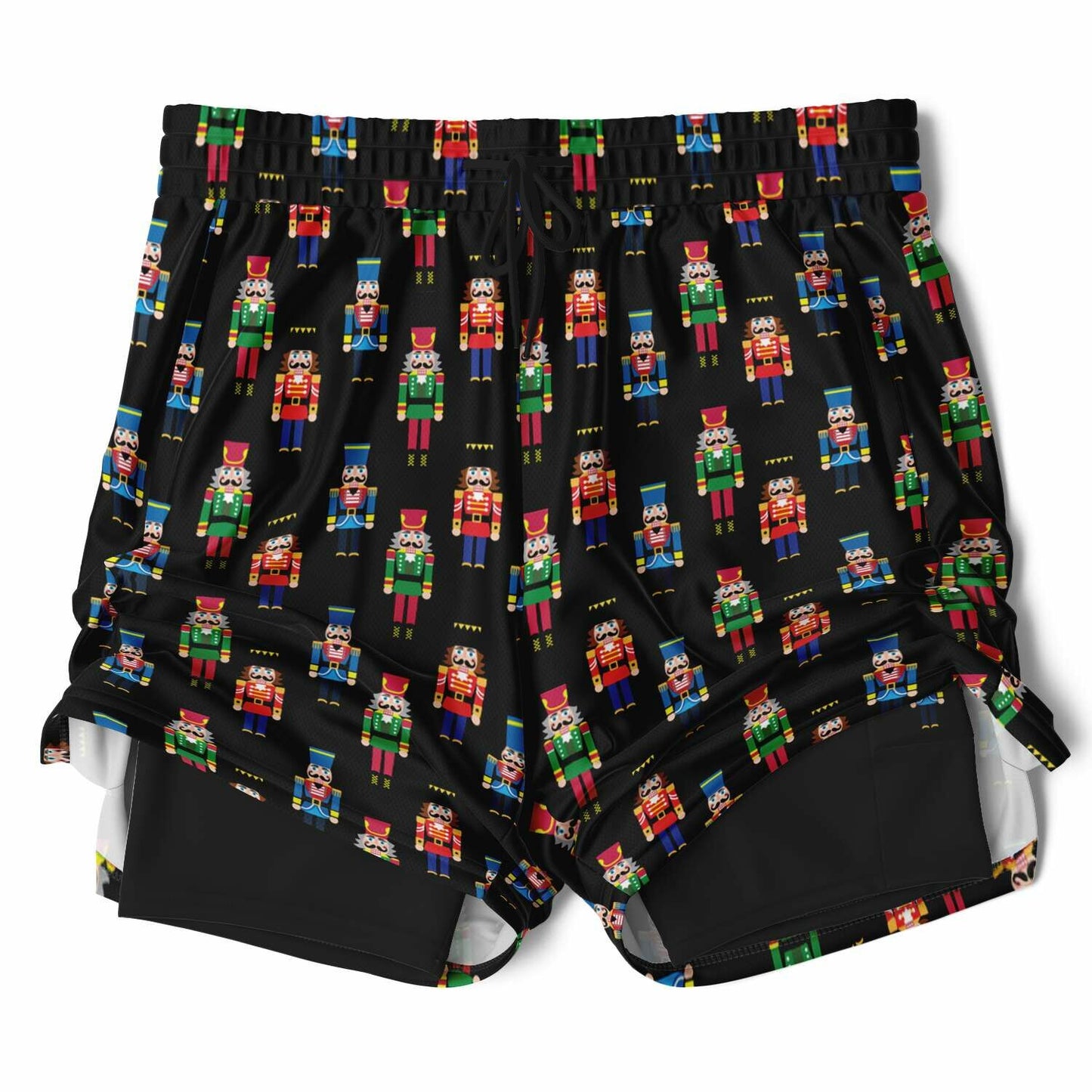 Nutcracker Men's Double Layer Pocket Shorts