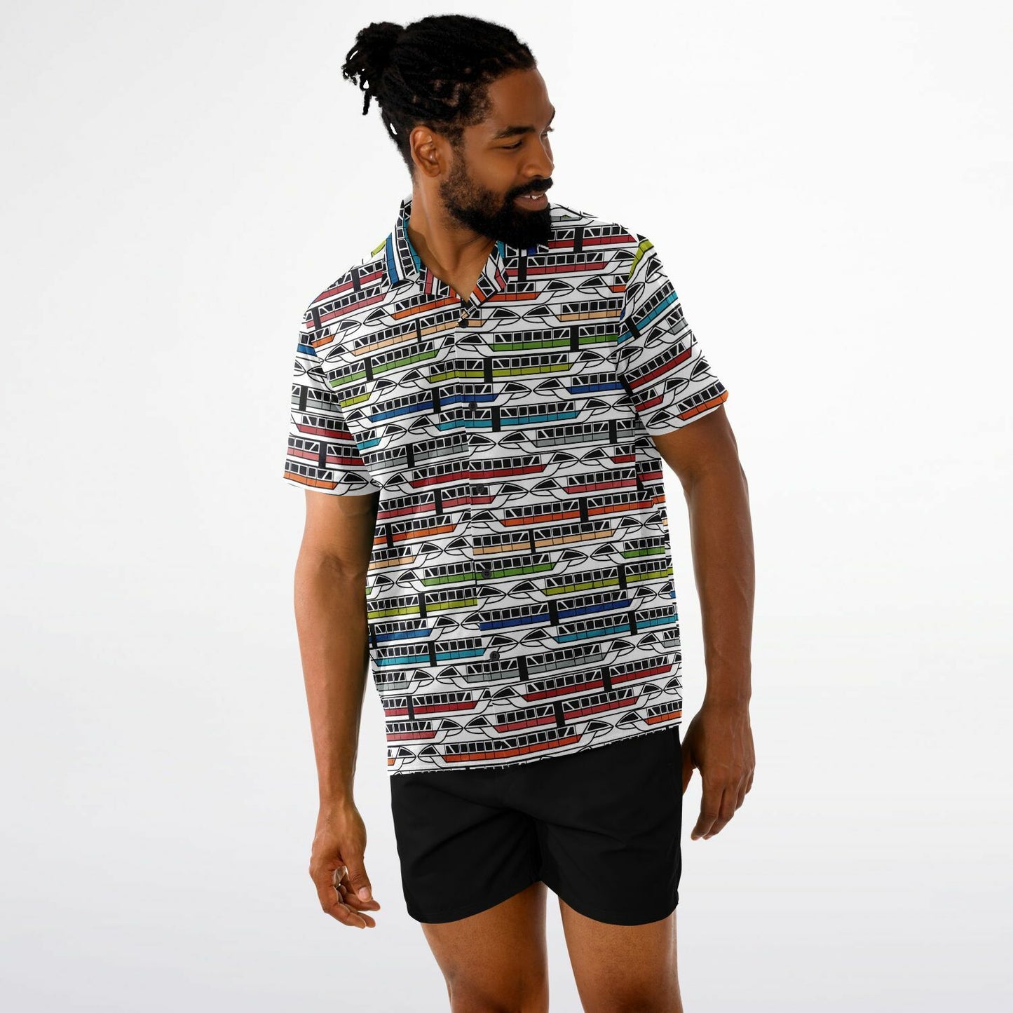 Monorail Collection Short Sleeve Button-Down Shirt