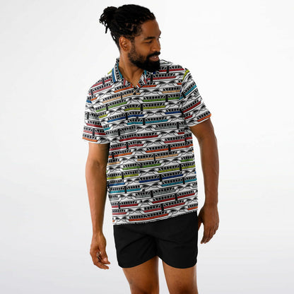 Monorail Collection Short Sleeve Button-Down Shirt