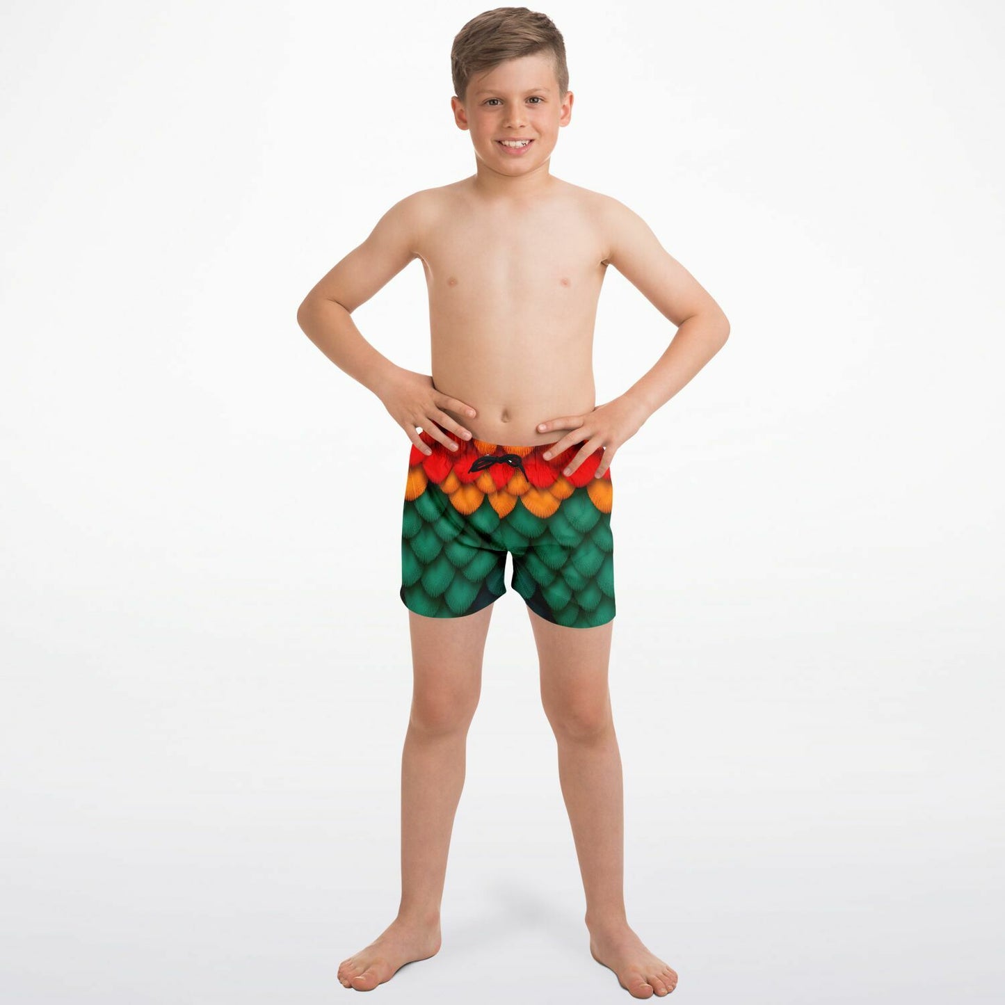 Crazy Bird Kid's Swim Trunks