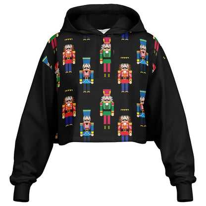 Nutcracker Cropped Hoodie