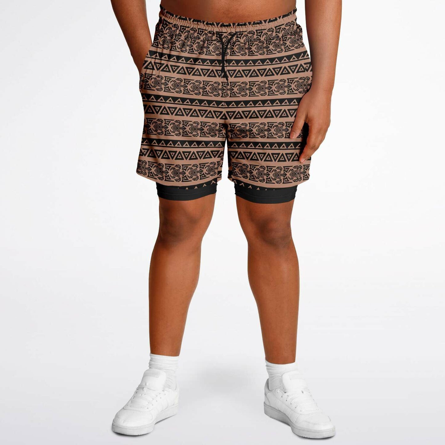 Tribal Men's Double Layer Shorts