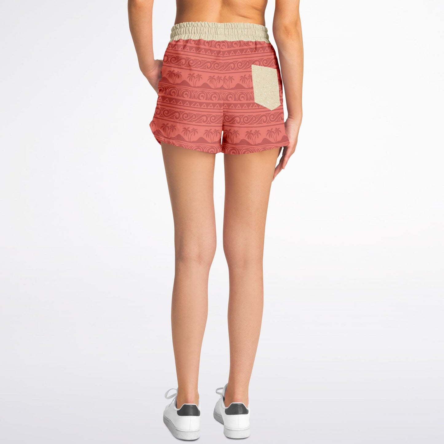 Hawaiian Princess Athletic Shorts