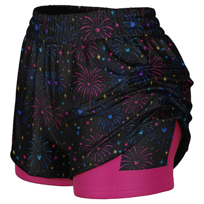 Fireworks Double Layer Pocket Shorts