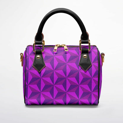 Purple Spaceship Crossbody Handbag