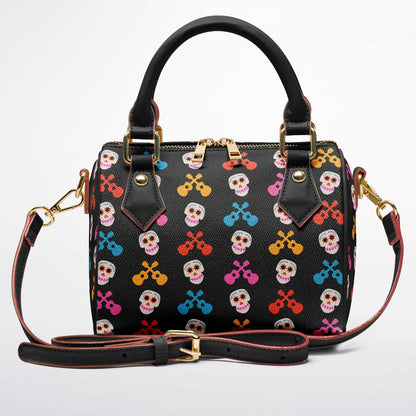 Skulls & Guitars Crossbody Handbag